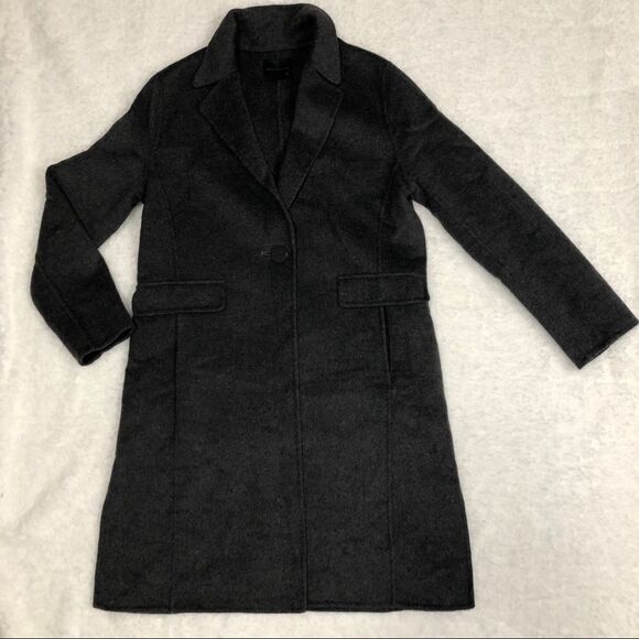hotel Particulier Single Button Wool Blend Coat - Picture 8 of 13